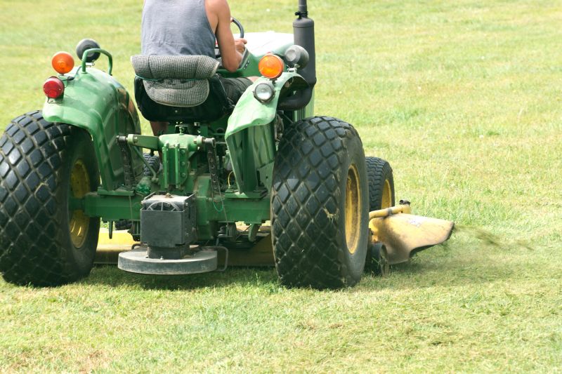 Mowing a Large Lawn